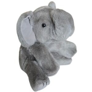 Vintage Ty Spout Elephant Classic‎ Plush 10" 1997 Gray Zoo Jungle Animal